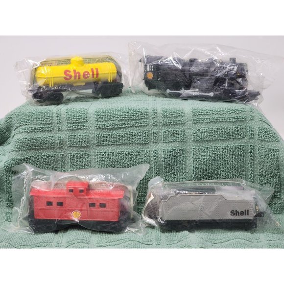New 1995 Shell Gas Promo Train Set Fletcher Barnhardt & White HO Scale 4Pc Atlas - Picture 1 of 12
